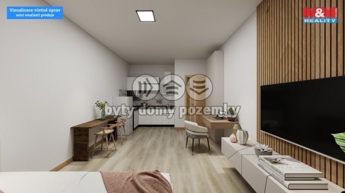 Prodej, Byt 1+kk, Děčín