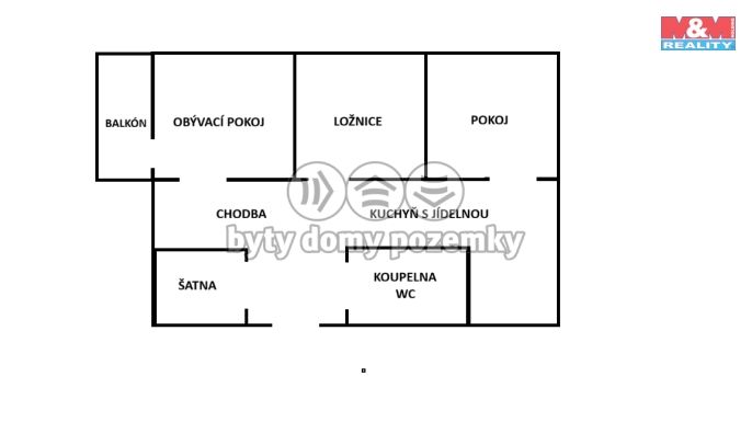 Prodej, Byt 3+1, Frýdlant