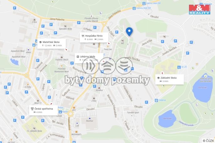 Prodej, Byt 3+1, Most