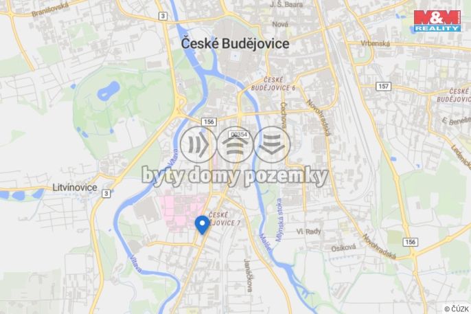 Prodej, Pozemek k bydlení, České Budějovice