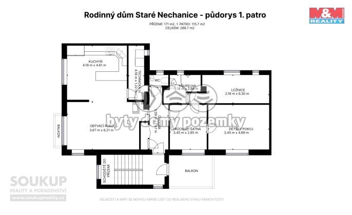 Prodej, Rodinný dům, Nechanice