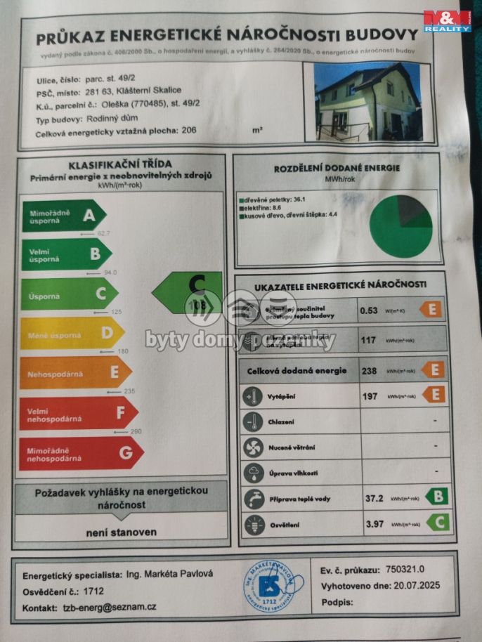 Prodej, Rodinný dům, Klášterní Skalice