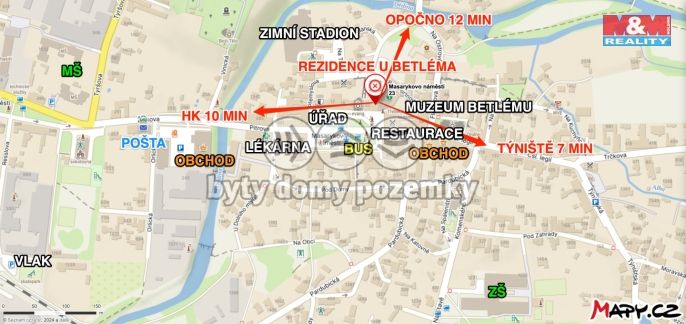 Pronájem, Byt 1+kk, Třebechovice pod Orebem