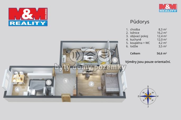 Prodej, Byt 2+1, Ústí nad Labem