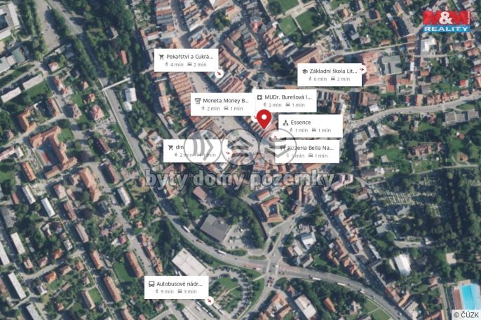 Pronájem, Byt 1+kk, Litomyšl