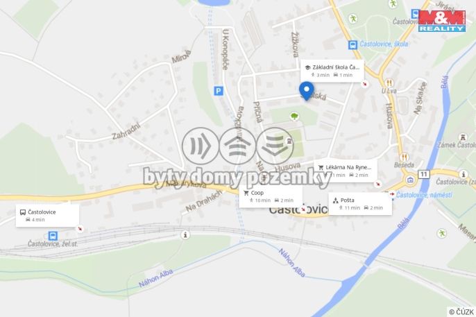 Pronájem, Byt 1+1, Častolovice