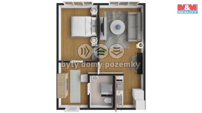 Pronájem, Byt 2+kk, Kladno