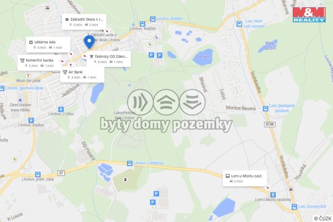 Prodej, Byt 2+1, Litvínov