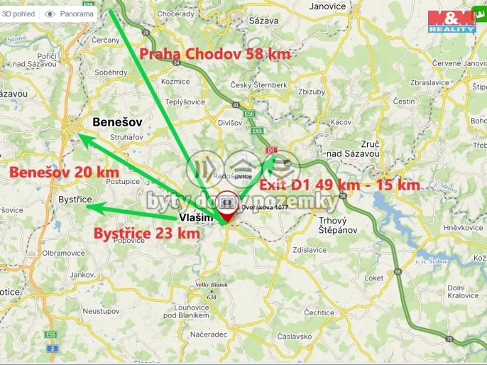 Prodej, Rodinný dům, Vlašim