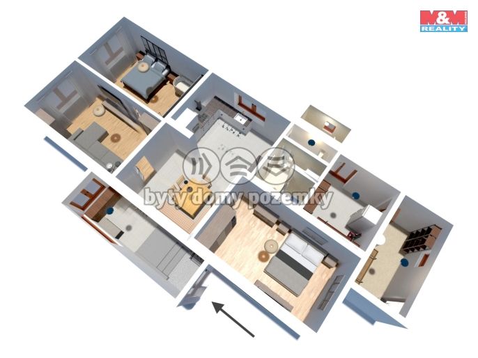 Prodej, Rodinný dům, Spálené Poříčí