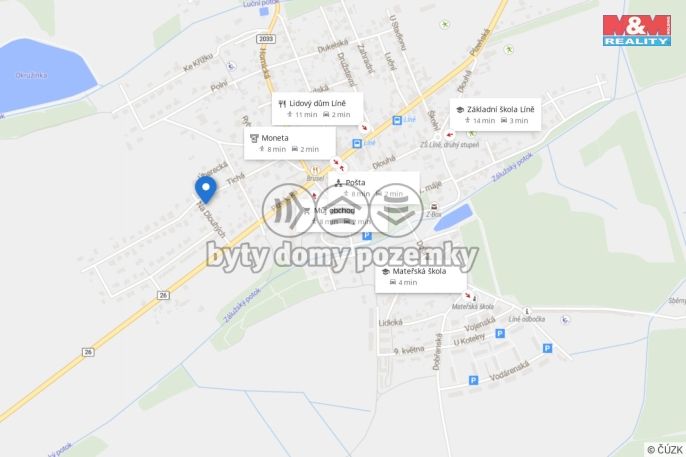 Prodej, Rodinný dům, Líně