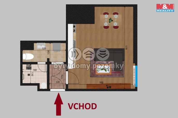 Pronájem, Byt 1+kk, Kutná Hora