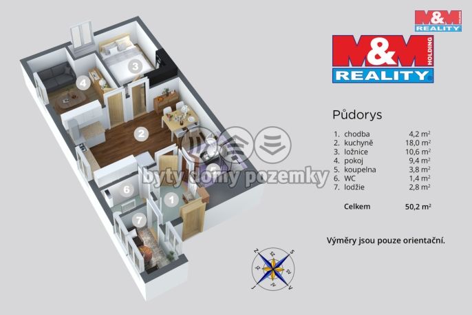 Prodej, Byt 2+1, Ústí nad Labem