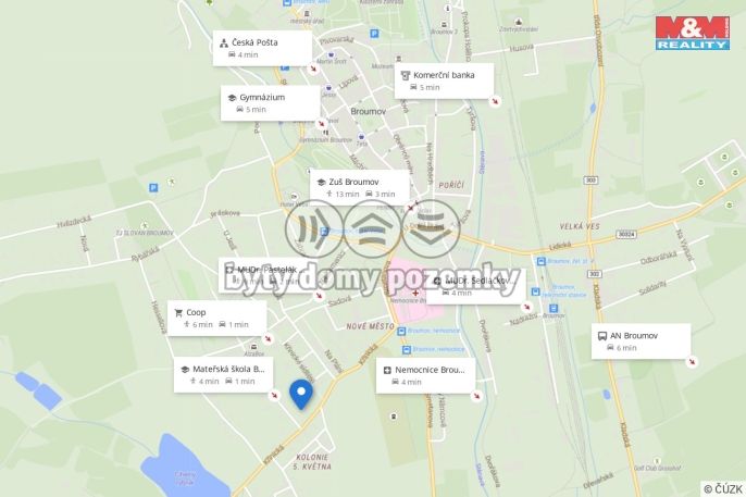 Prodej, Byt 3+1, Broumov