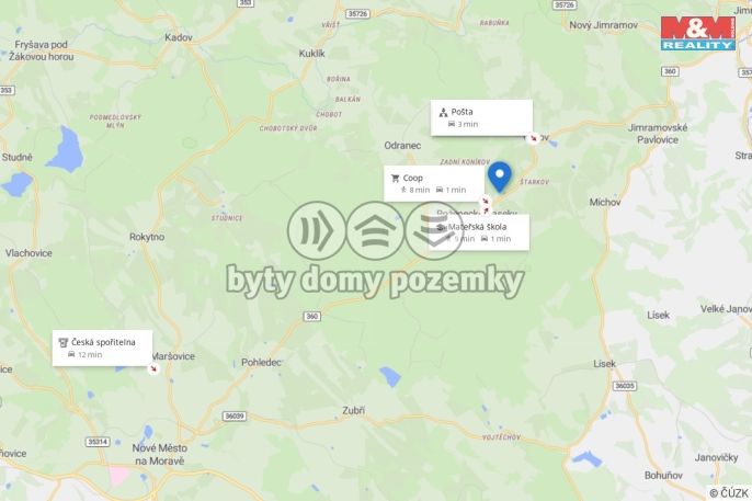 Prodej, Pozemek k bydlení, Věcov