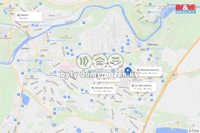 Pronájem, Byt 2+1, Sokolov