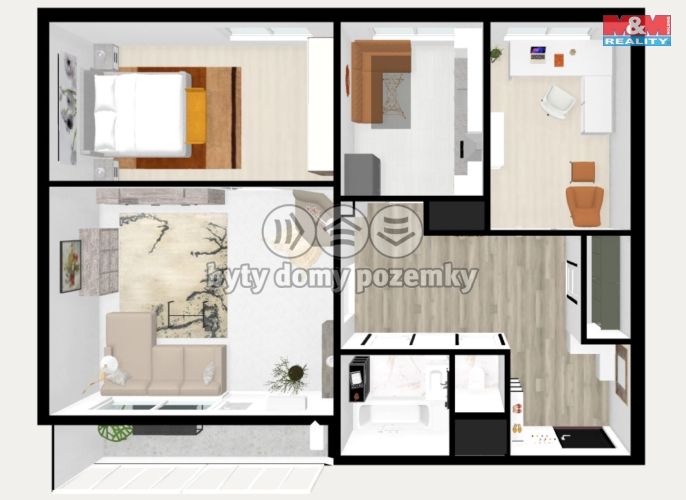 Prodej, Byt 3+1, Brno