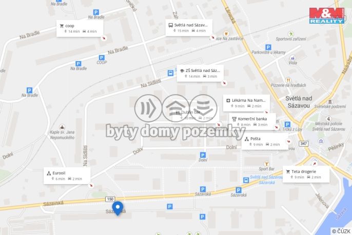 Prodej, Byt 2+1, Světlá nad Sázavou