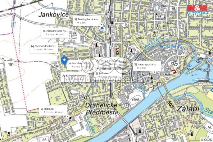 Pronájem, Byt 2+1, Nymburk