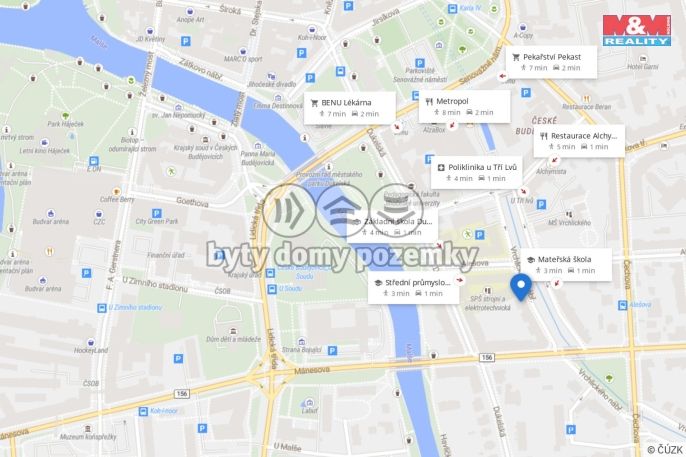 Pronájem, Byt 3+kk, České Budějovice