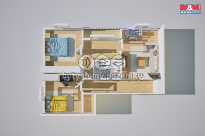 Prodej, Byt 3+1, Ústí nad Labem