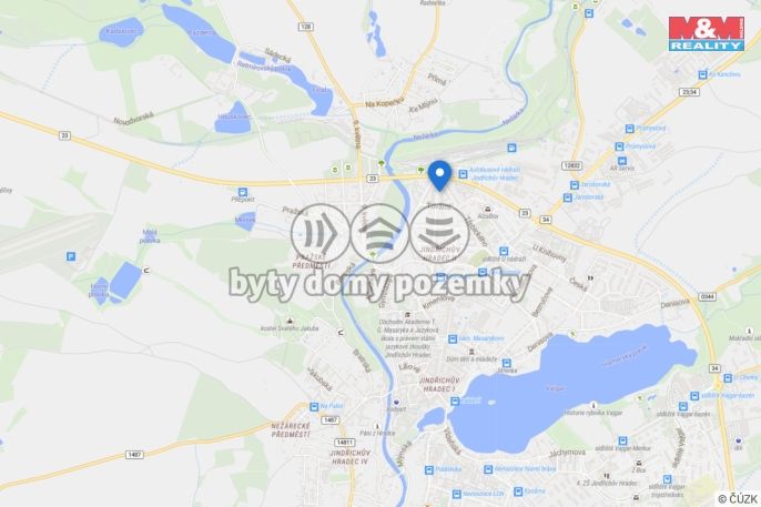 Pronájem, Byt 1+kk, Jindřichův Hradec