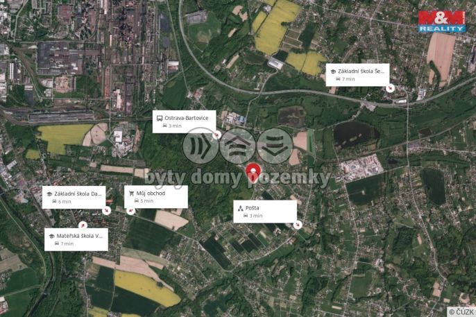 Prodej, Pozemek k bydlení, Ostrava
