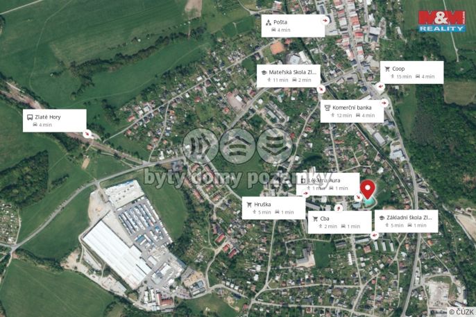Prodej, Pozemek k bydlení, Zlaté Hory