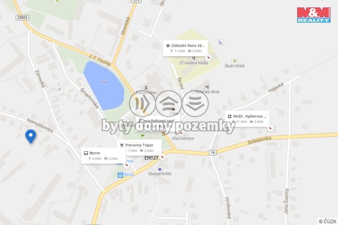 Pronájem, Byt 3+kk, Bezno