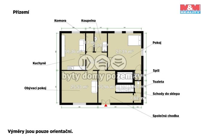 Prodej, Byt 2+1, Černošice