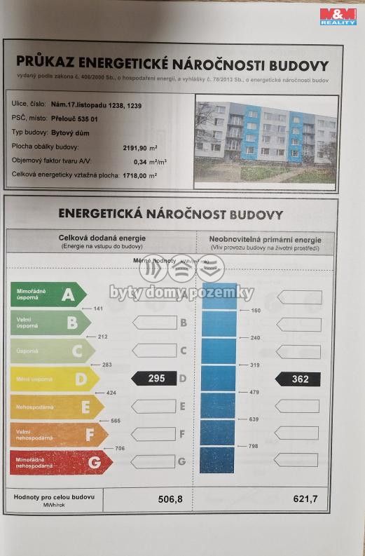 Prodej, Byt 3+1, Přelouč
