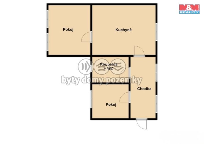 Pronájem, Byt 3+kk, Jindřichův Hradec