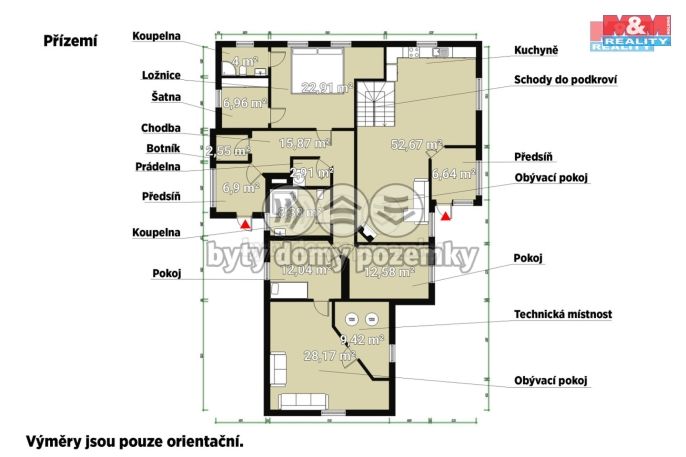 Pronájem, Rodinný dům, Karlovy Vary
