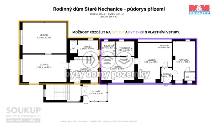 Prodej, Rodinný dům, Nechanice