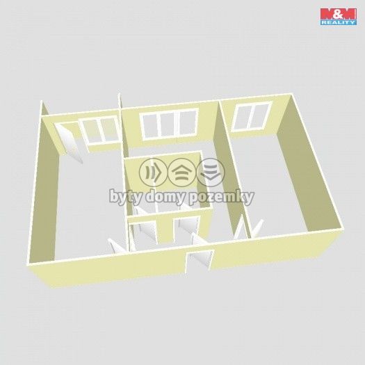 Pronájem, Byt 2+1, Ostrava