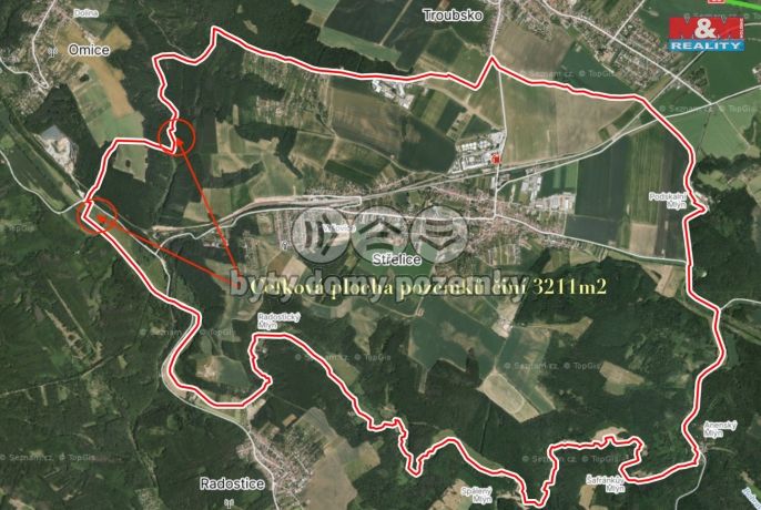 Prodej, Louka, Střelice