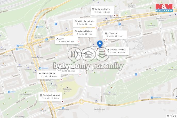 Pronájem, Byt 2+kk, Praha