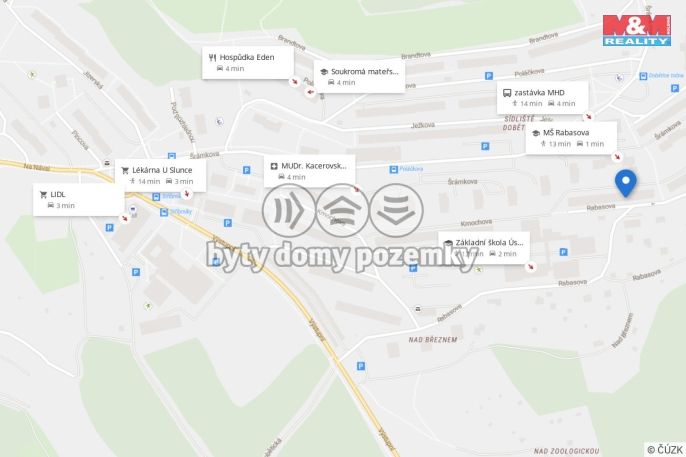 Pronájem, Byt 2+1, Ústí nad Labem