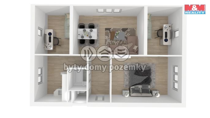 Prodej, Byt 2+1, Čestice