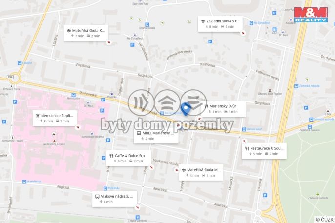 Pronájem, Byt 3+1, Teplice