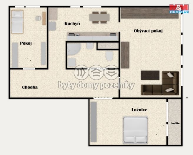 Prodej, Byt 3+1, Chrudim