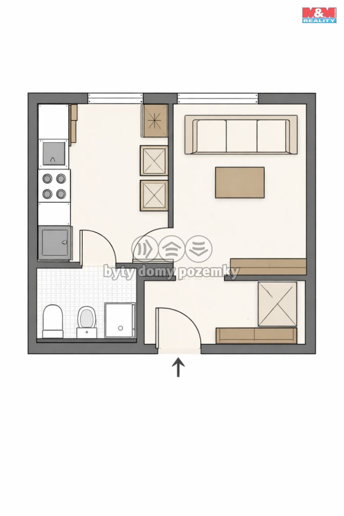 Prodej, Byt 1+1, Karlovy Vary