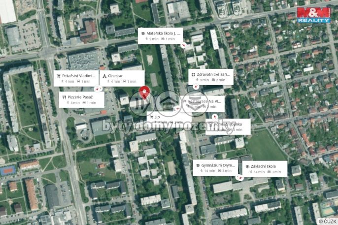 Pronájem, Byt 3+1, České Budějovice