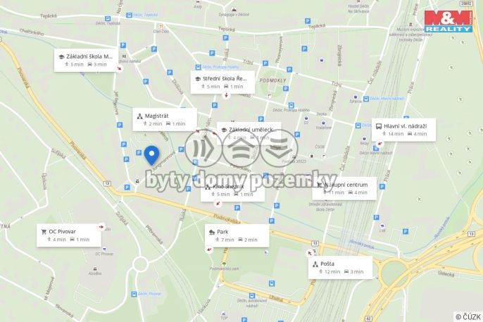 Prodej, Byt 2+1, Děčín