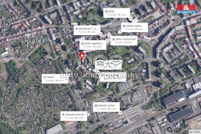 Prodej, Byt 2+1, Litvínov