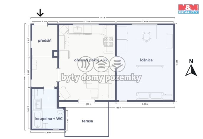 Prodej, Rodinný dům, Vodochody