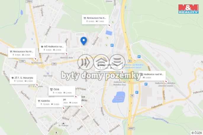 Pronájem, Byt 3+1, Hodkovice nad Mohelkou