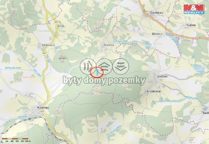 Prodej, Les, Kolinec