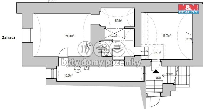 Pronájem, Obchod a služby, Hranice