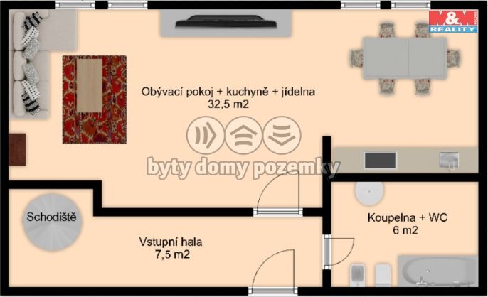 Prodej, Byt 2+kk, Praha